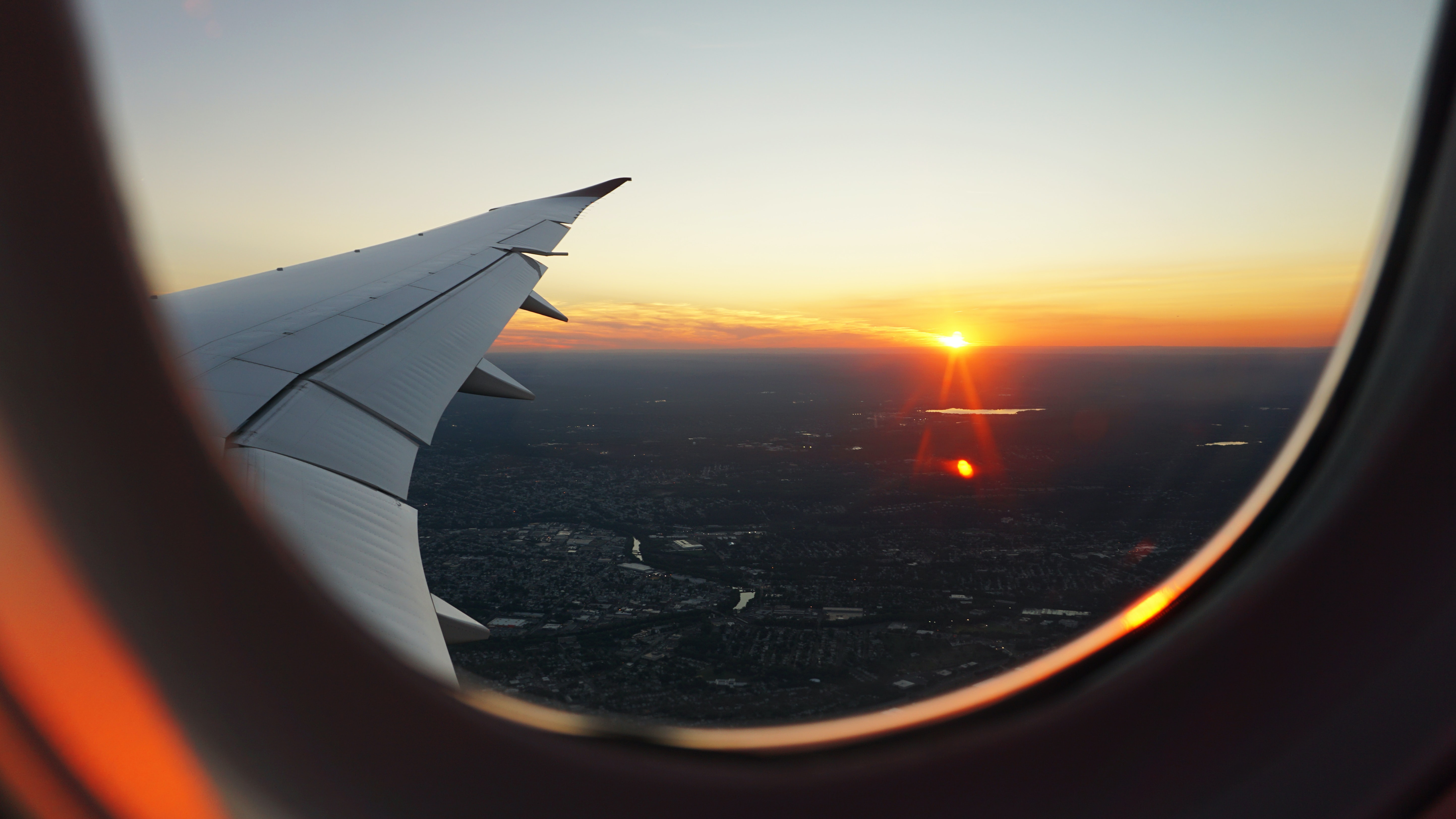 view from window of a plane